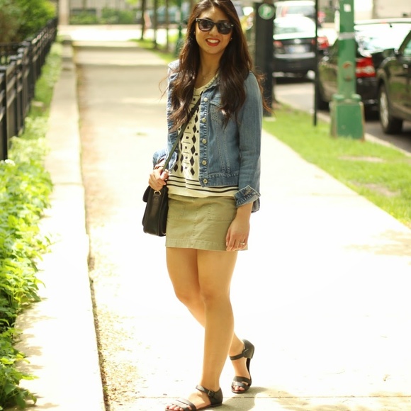 Madewell green cargo skirt - Picture 1 of 4